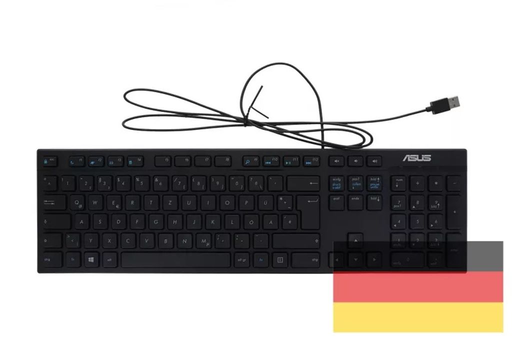 Asus CHICLET KB/USB/BLK (DE)