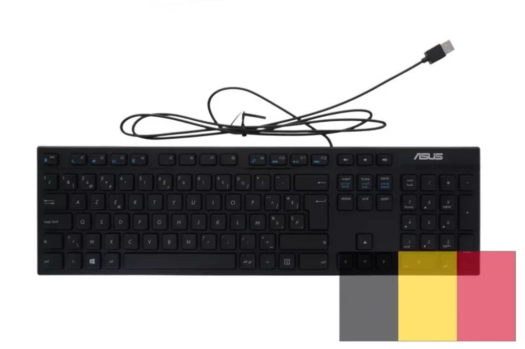 Asus CHICLET KB/USB/BLK (BE)