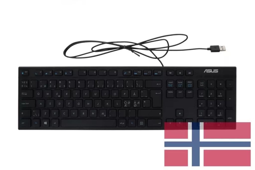 Asus CHICLET KB/USB/BLK (NR)