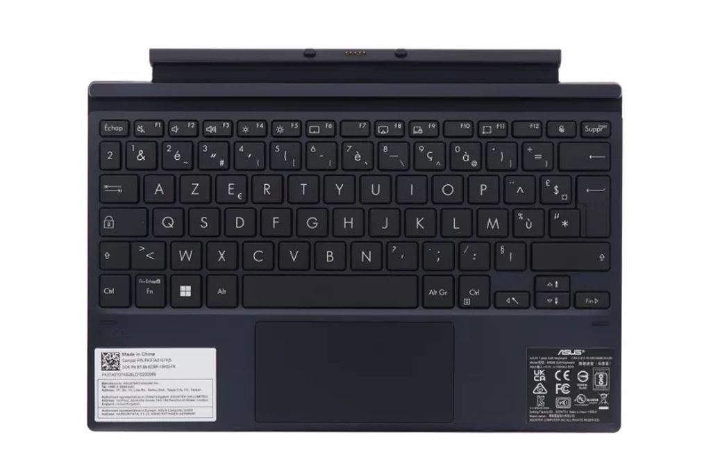 Asus SOFT KEYBOARD 247MM ISO WOF (FRENCH) A1.0/DOCKING/STARRY BLACK+BLACK B3000