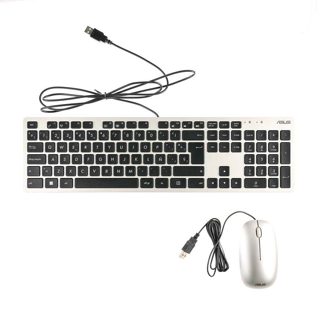 Asus AIO/ZEN Keyboard+Mouse (SPANISH) USB (GOLD)