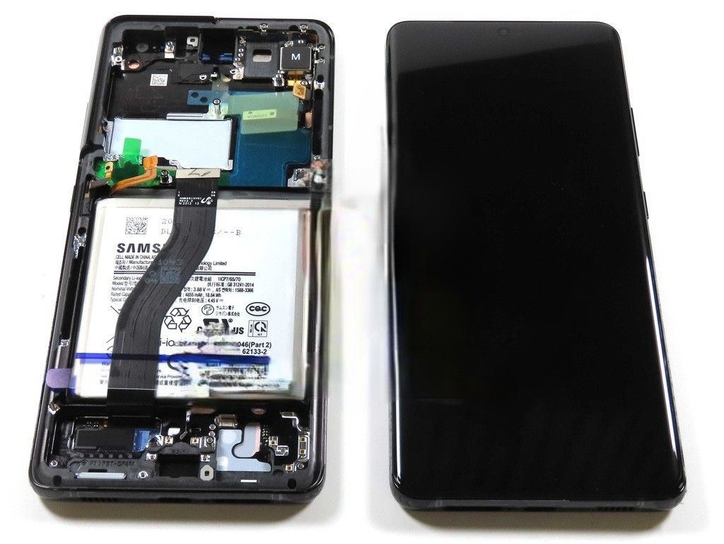 Samsung Galaxy S21 Ultra (SM-G998B) LCD Display incl battery - Phantom black