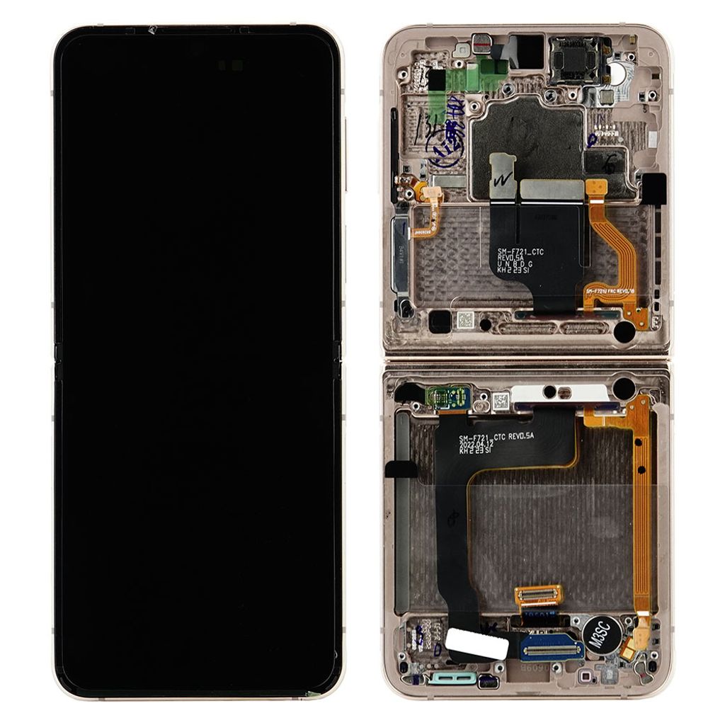 Samsung Galaxy Z Flip4 (SM-F721B) LCD Display Original - Pink Gold