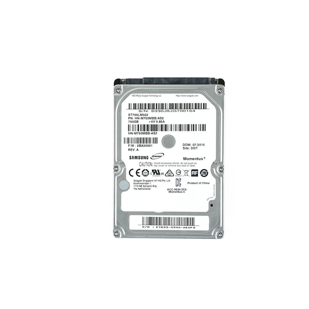 Asus SATA3 AQUARIUS-B 750G 5400R