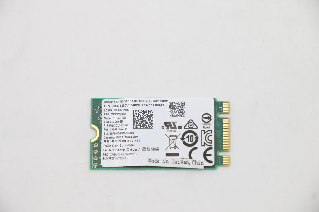 Lenovo SSD Lite CL1 128G M.2 PCIe 2242 SSD