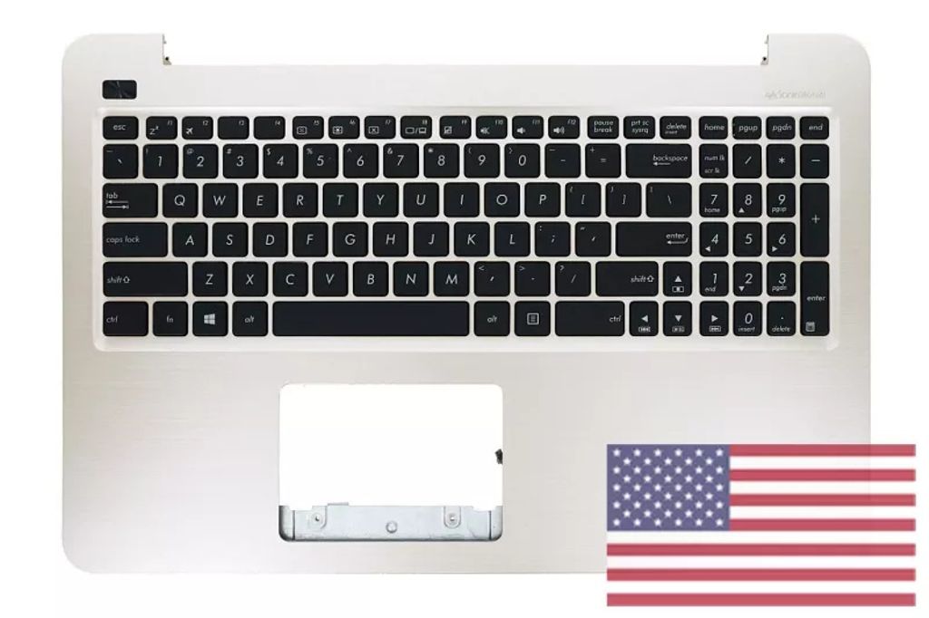 Asus X556UA-1C Keyboard (US-ENGLISH) Module/AS (ISOLATION)