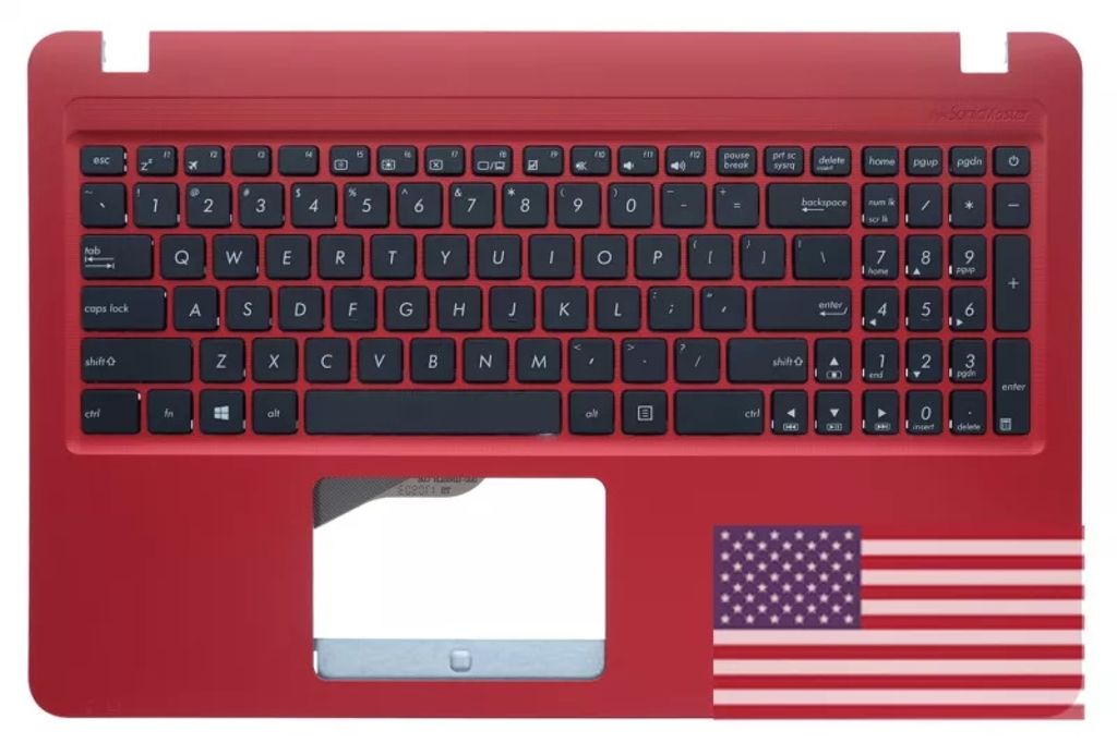Asus X540SA-3F Keyboard (US-ENGLISH) Module/AS (W/ODD)