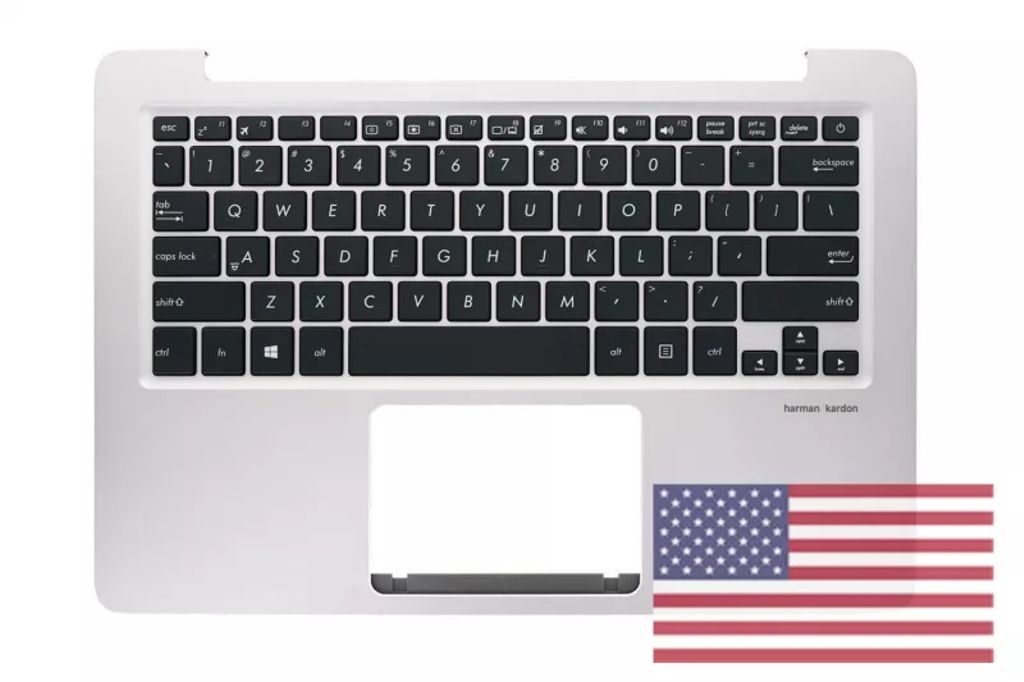 Asus UX310UA-1A Keyboard (US-ENGLISH) Module/AS (no backlight)