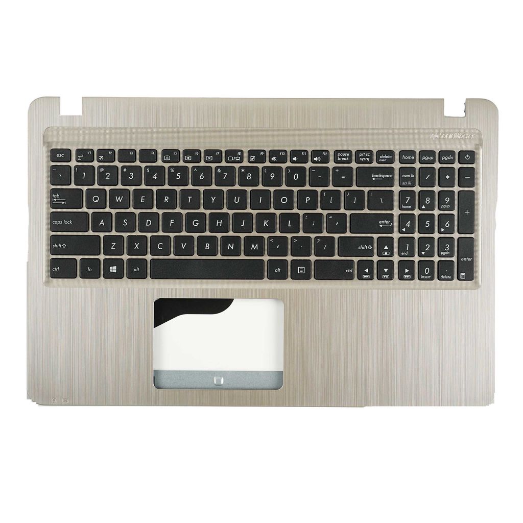 Asus X540YA-1A Keyboard (US-ENGLISH) Module/AS (ISOLATION) (ODD)