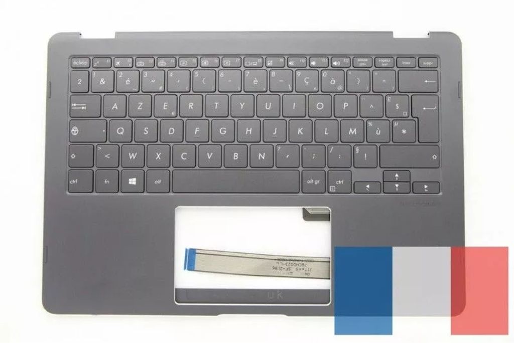 Asus UX370UAF-1B Keyboard (FRENCH) Module/AS (BACKLIGHT)