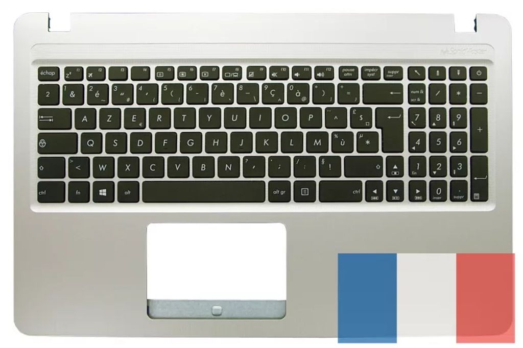 Asus X510UA-1A Keyboard (FRENCH) Module/AS (no backlight)