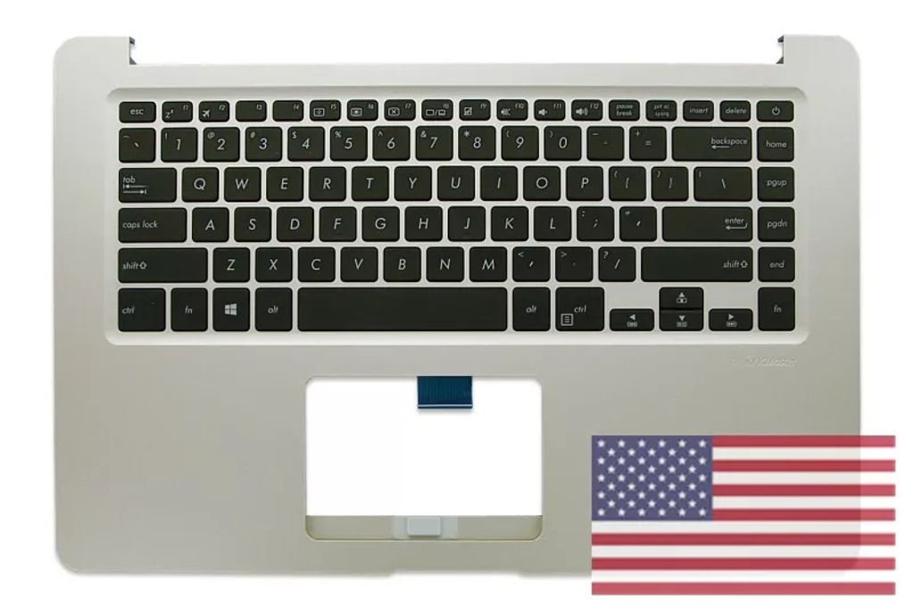 Asus X510UA-1A Keyboard (US-ENGLISH) Module/AS (no backlight)