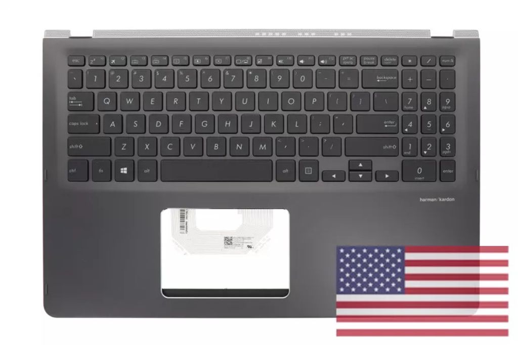 Asus UX561UAR-8G Keyboard (US-ENGLISH) Module/AS (BACKLIGHT) (2TB HDD)