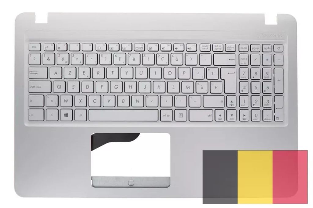 Asus X540UV-1S Keyboard (BELGIAN) Module (ISOLATION) (no ODD)