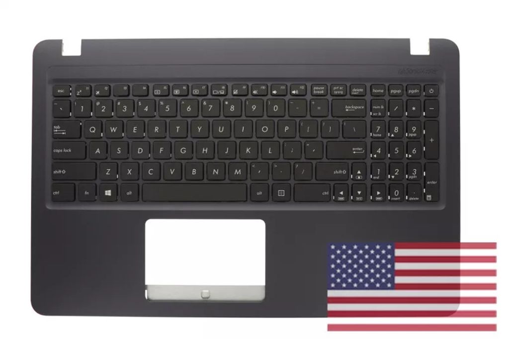 Asus X540UA-1B Keyboard (US-ENGLISH) Module/AS (W/ODD)