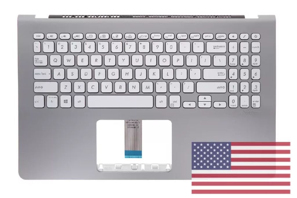 Asus X530UF-1E Keyboard (US-ENGLISH) Module/AS (BACKLIGHT)