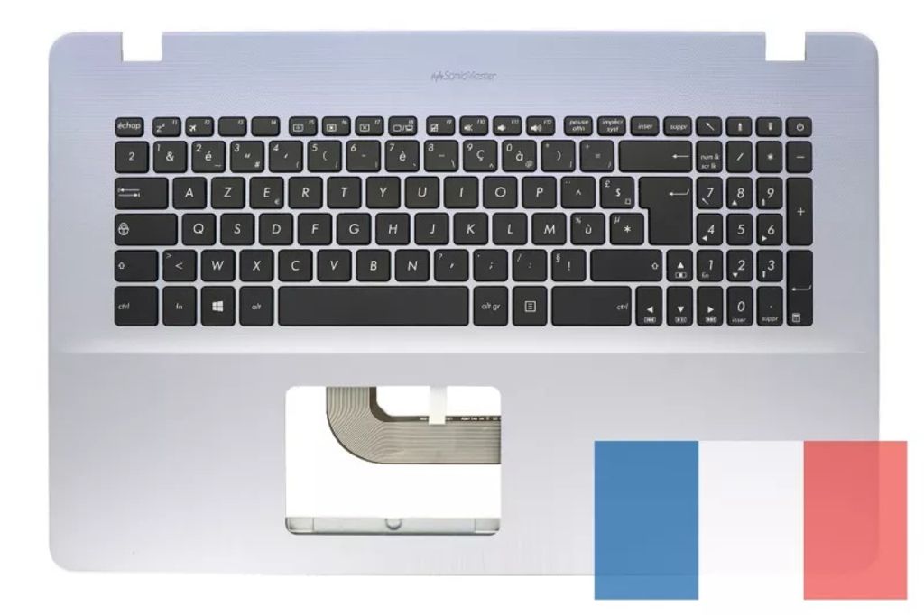 Asus X705MAR-1B Keyboard (FRENCH) Module/AS (no backlight)