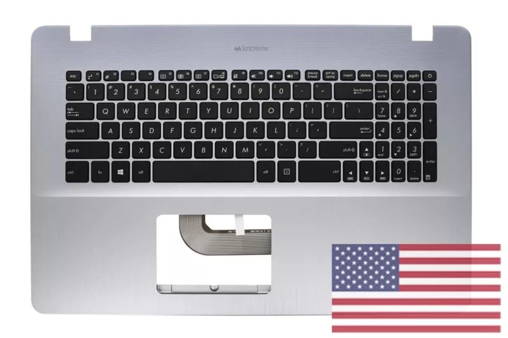 Asus X705MAR-1B Keyboard (US-ENGLISH) Module/AS (no backlight)