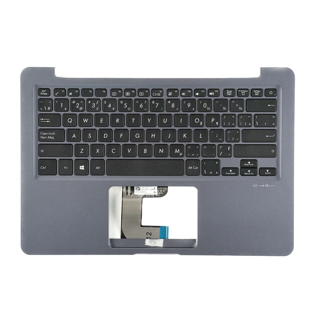 Asus E406MA-1B Keyboard (CANADIAN BILINGUAL) Module/AS (ISOLATION) (BLACK)