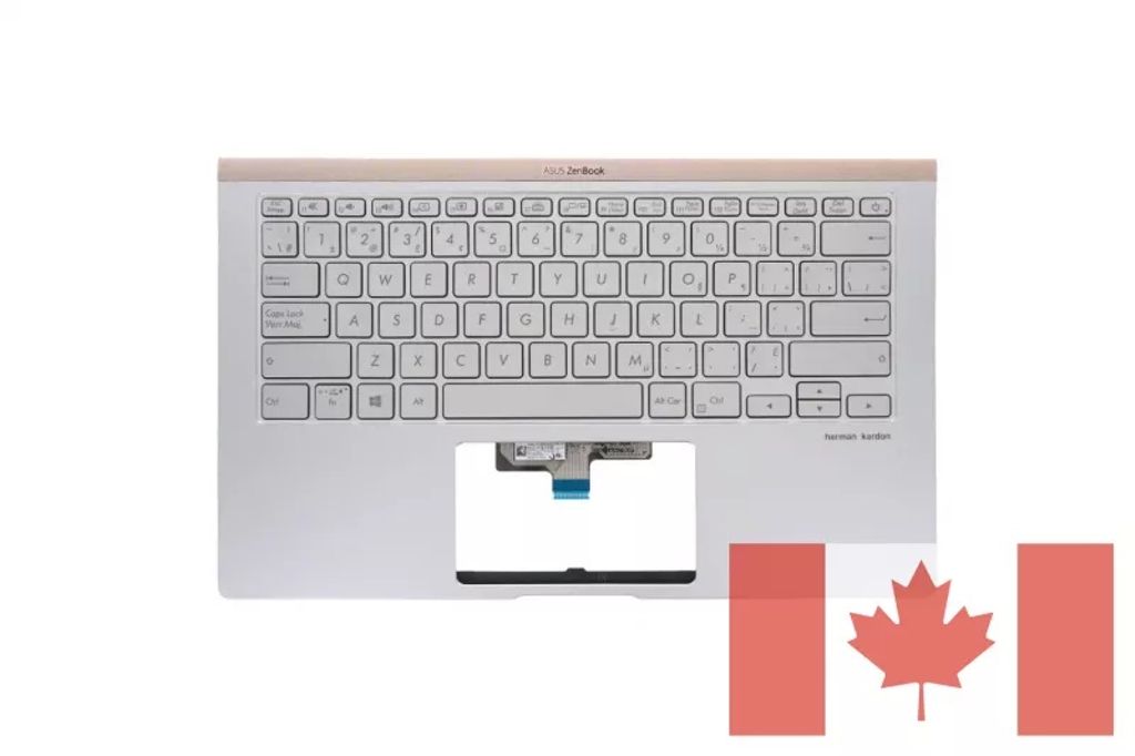 Asus UX433FN-2S Keyboard (CANADIAN BILINGUAL) Module/AS (BACKLIGHT) (NP)