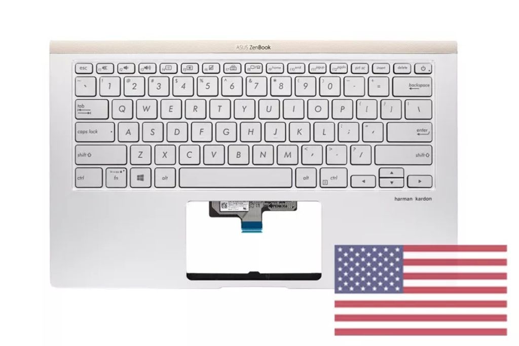 Asus UX433FN-2S Keyboard (US-ENGLISH) Module/AS (BACKLIGHT & NUMPAD)