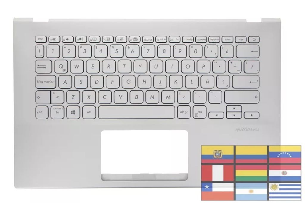 Asus X420FA-8S Keyboard (LATIN AMERICAN) Module/AS (BACKLIGHT)