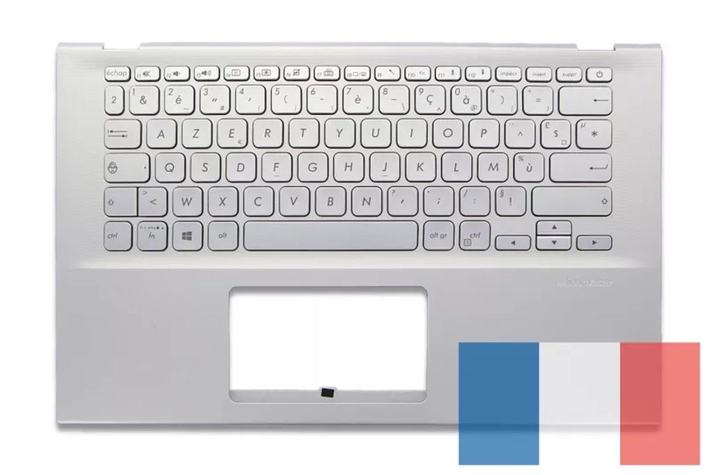 Asus X412UA-8S Keyboard (FRENCH) Module/AS (BACKLIGHT)(W/FP)