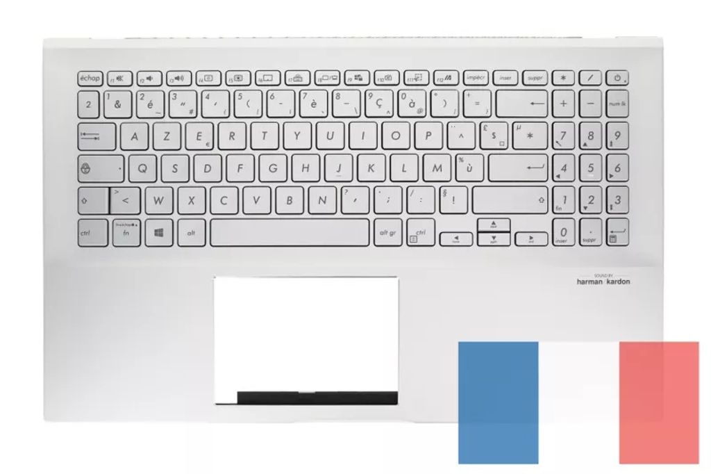 Asus X531FA-2S Keyboard (FRENCH) Module/AS (BACKLIGHT)