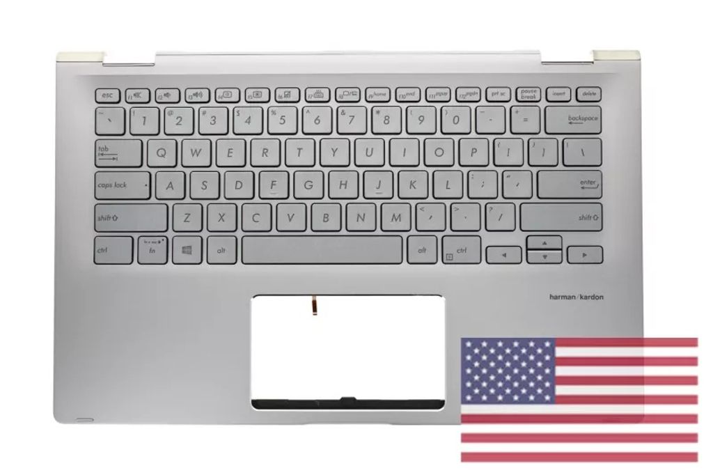 Asus UX462DA-2G Keyboard Module (US-ENGLISH, BACKLIGHT)(W/NP)