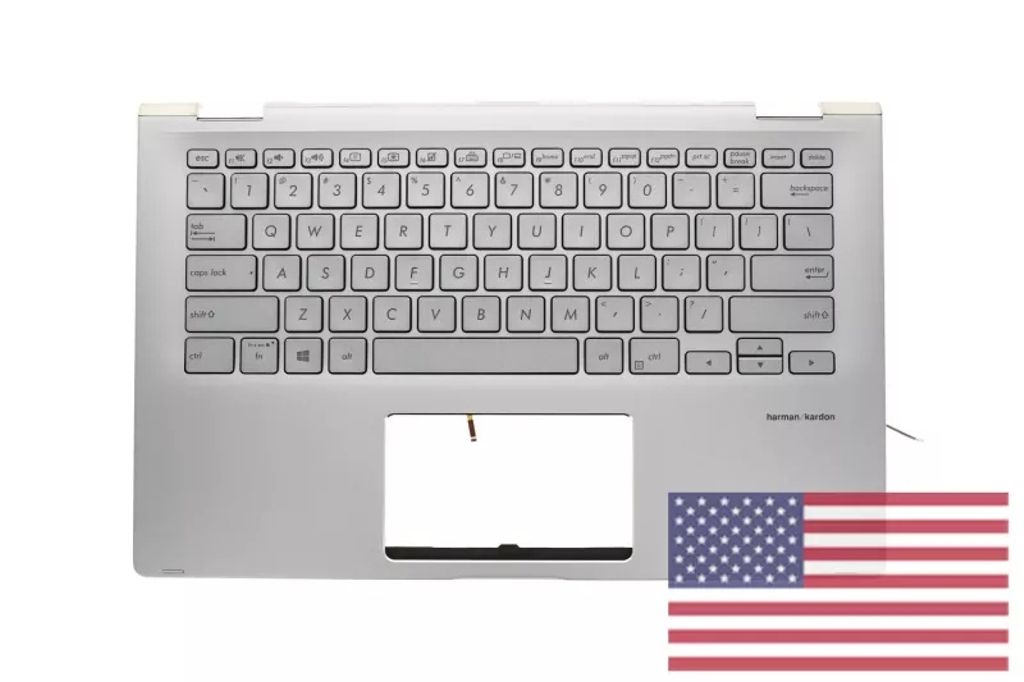 Asus UX462DA-2G Keyboard Module (US-ENGLISH, BACKLIGHT)(W/NP)