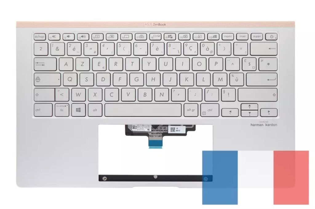 Asus UX434FA-2S Keyboard (FRENCH) Module/AS (BACKLIGHT) NP