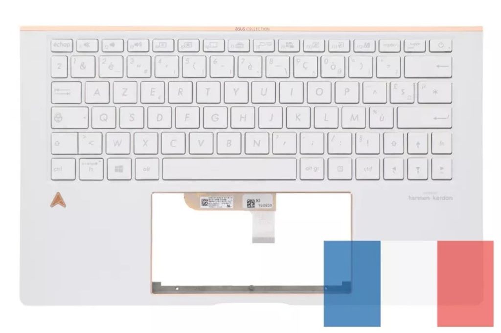 Asus UX334FL-8W Keyboard (FRENCH) Module/AS (BACKLIGHT)