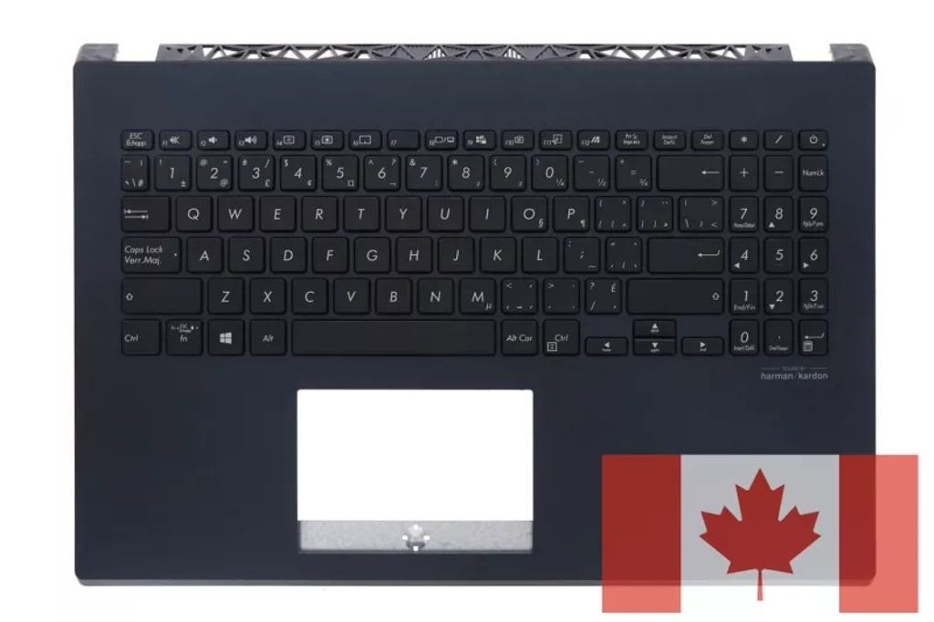 Asus X571GT-1K Keyboard (CANADIAN BILINGUAL) Module/AS (no backlight)