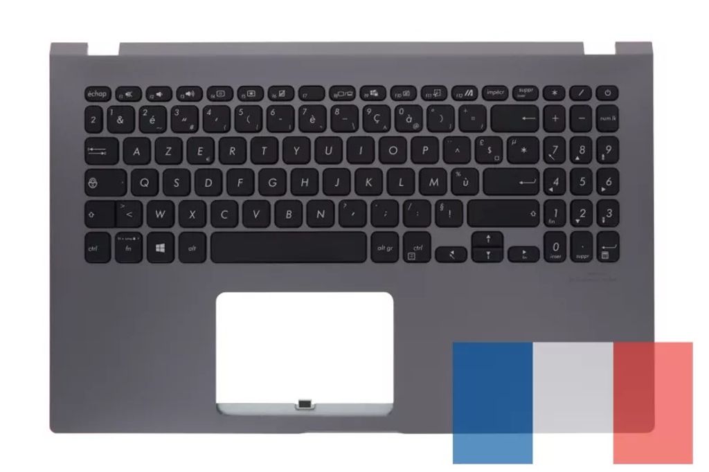 Asus X545FJ-1G Keyboard (FRENCH) Module/AS (ISOLATION) (no backlight)