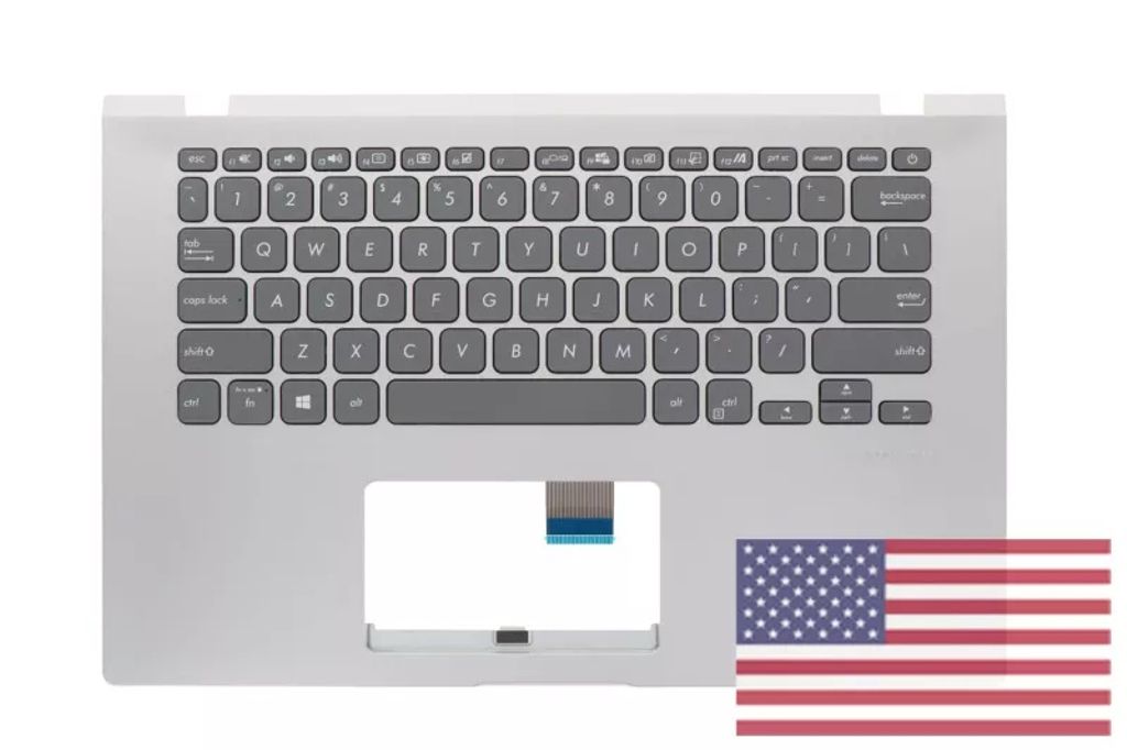 Asus X409DA-1S Keyboard (US-ENGLISH) Module/AS (ISOLATION) (no backlight)