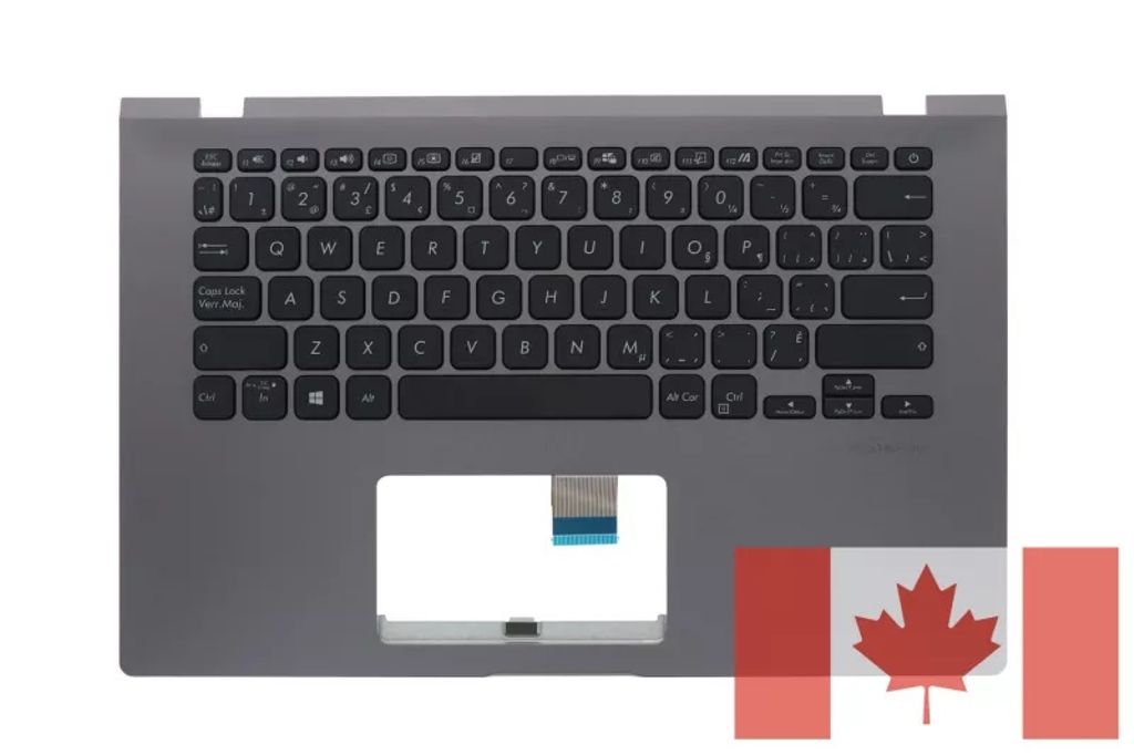 Asus X409DA-1G Keyboard (CANADIAN BILINGUAL) Module/AS (ISOLATION)