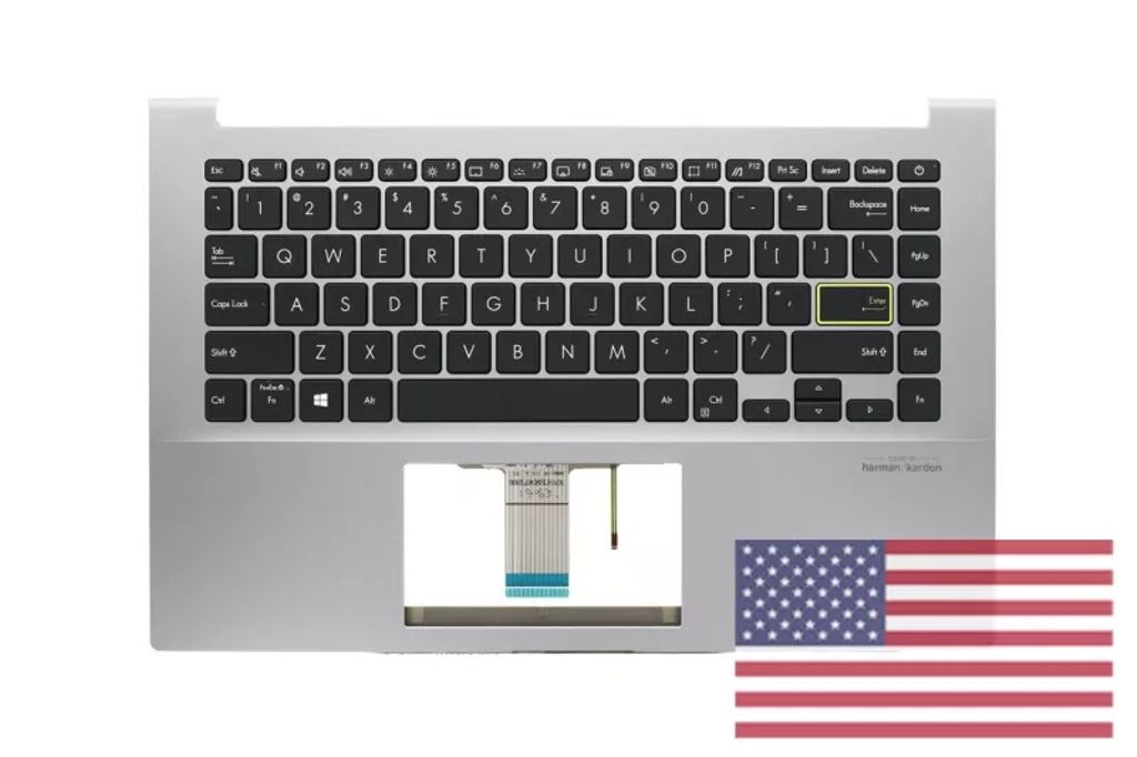 Asus X421IA-8G Keyboard (US-ENGLISH) Module/AS (BACKLIGHT)