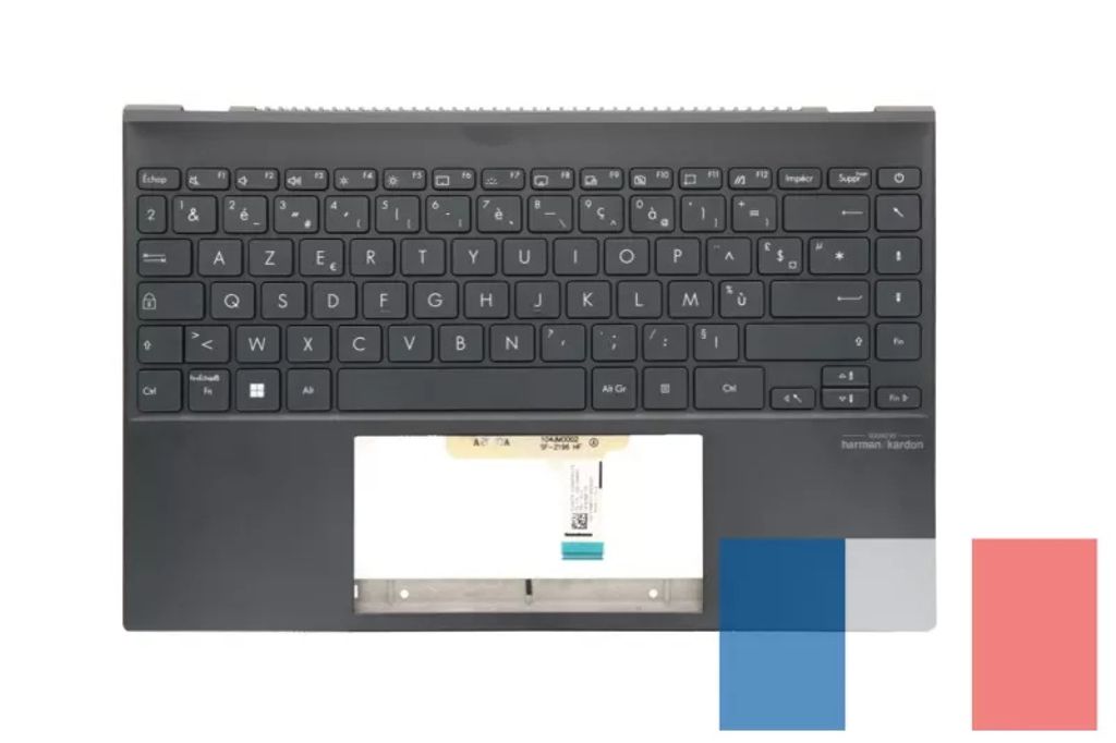 Asus UX325JA-2G Keyboard (FRENCH) Module/AS (BACKLIGHT)