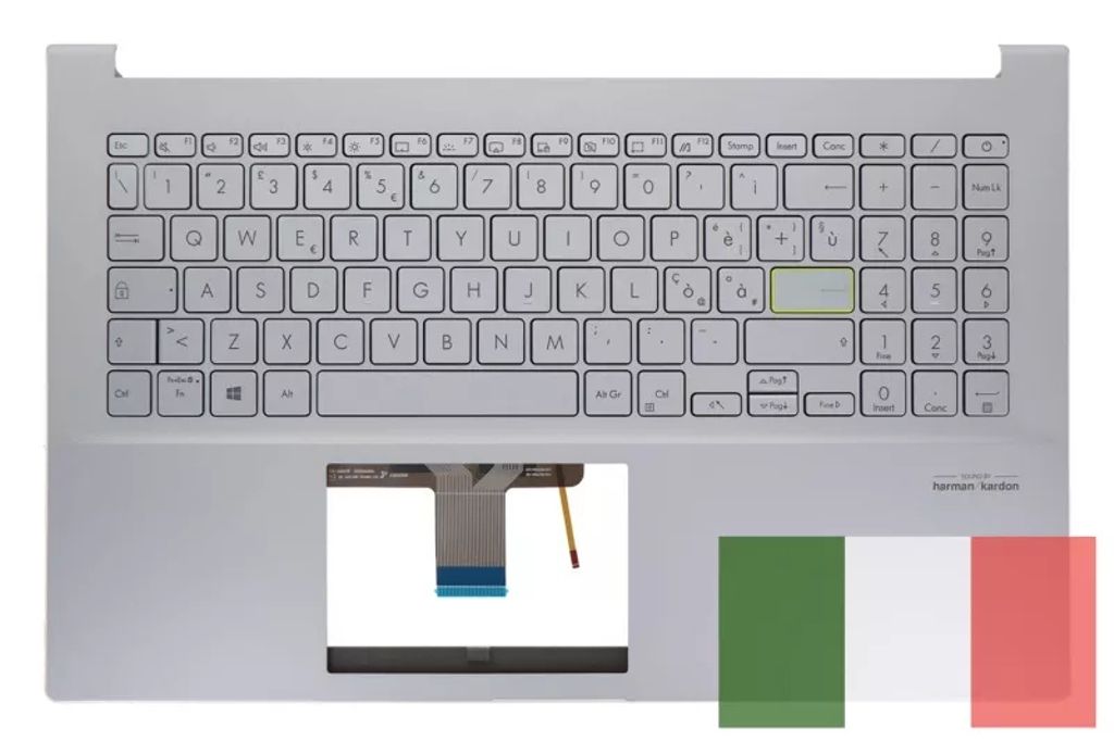 Asus X521IA-8E Keyboard (ITALIAN) Module/AS (BACKLIGHT)