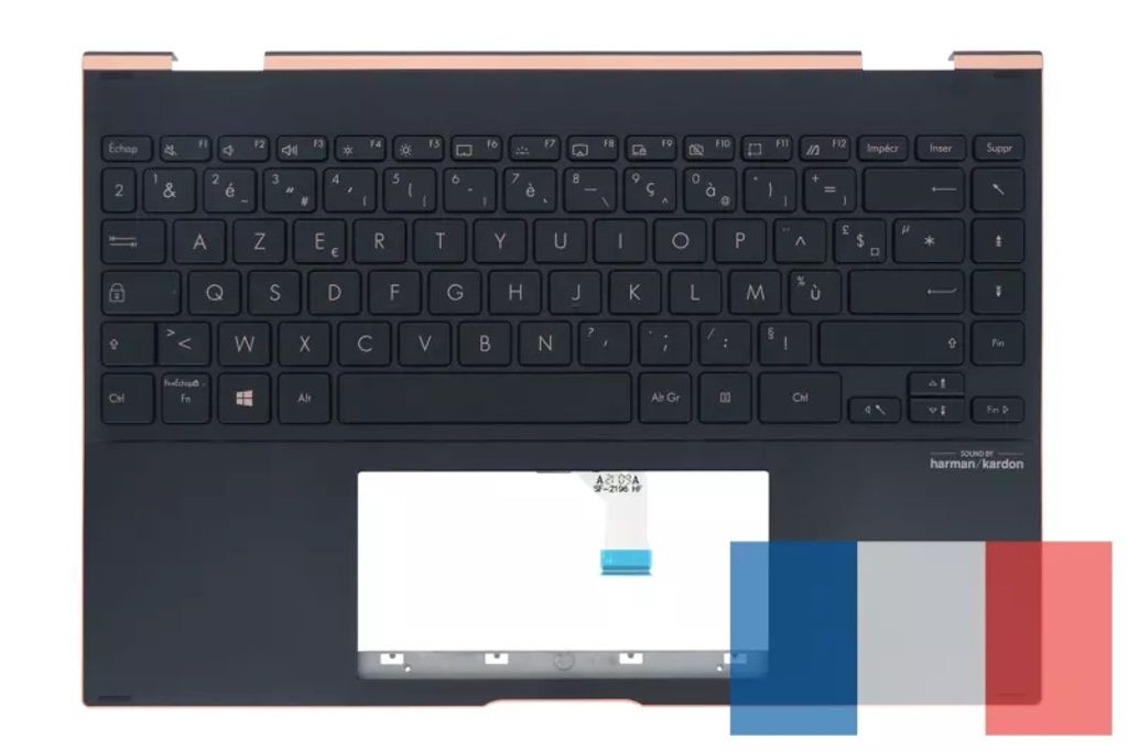 Asus UX363EA-2K Keyboard (FRENCH) Module/AS (BACKLIGHT)