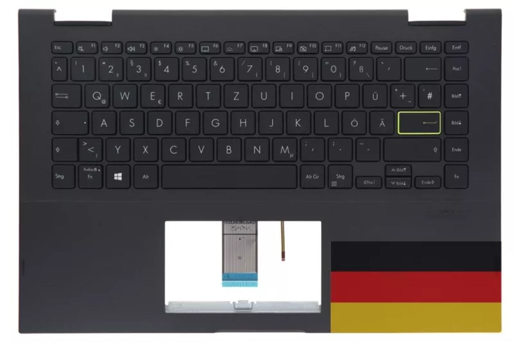 Asus TP470EZ-2K Keyboard (GERMAN) Module/AS (BACKLIGHT)