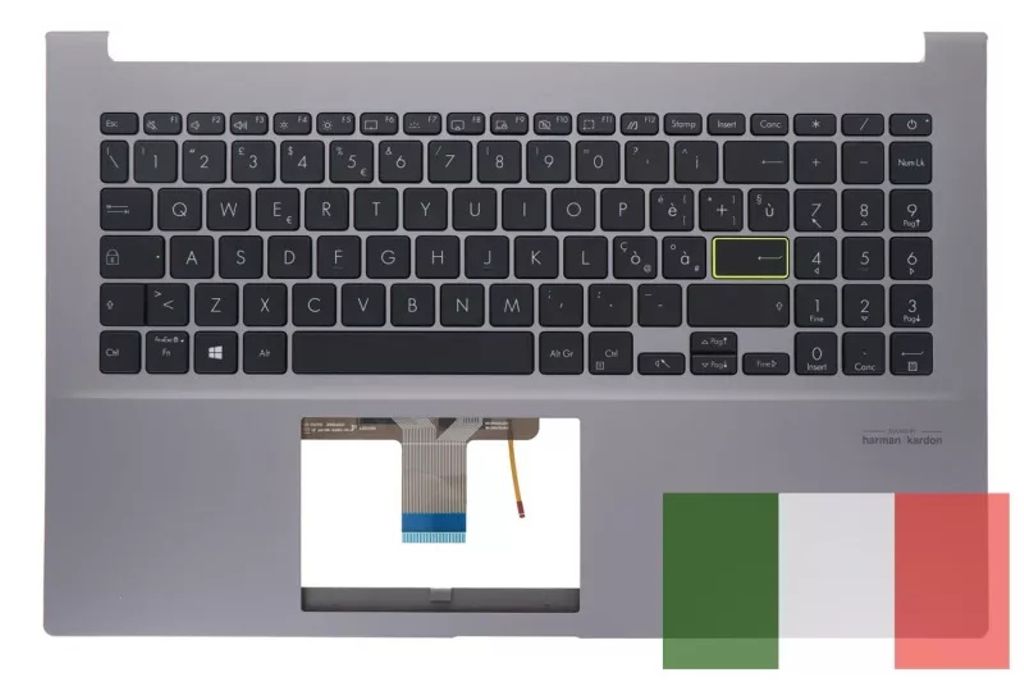 Asus X521EQ-8G Keyboard (ITALIAN) Module/AS (BACKLIGHT)