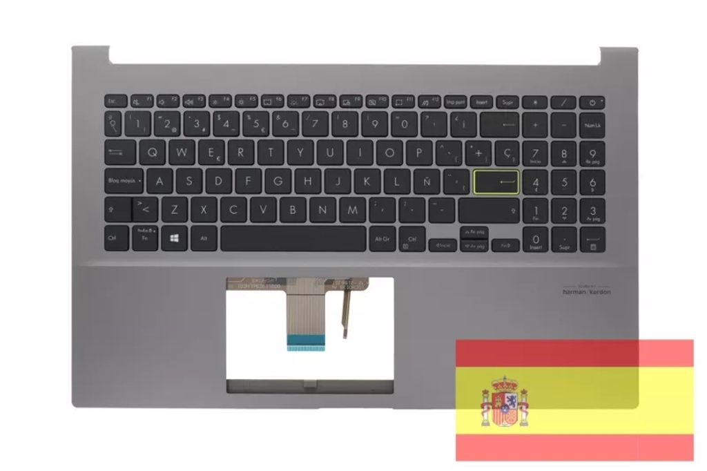 Asus X521EQ-8G Keyboard (SPANISH) Module/AS (BACKLIGHT)