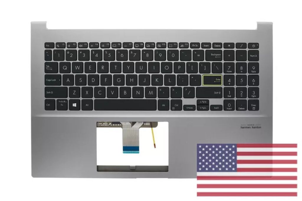 Asus X521EQ-8G Keyboard (US-ENGLISH) Module/AS (BACKLIGHT)