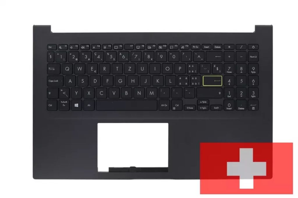 Asus X513EA-2K Keyboard (SWISS-FRENCH, Module/AS, without backlight)