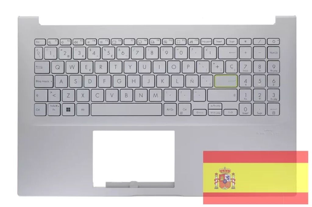 Asus X513EA-2S Keyboard (SPANISH) Module/AS (no backlight)