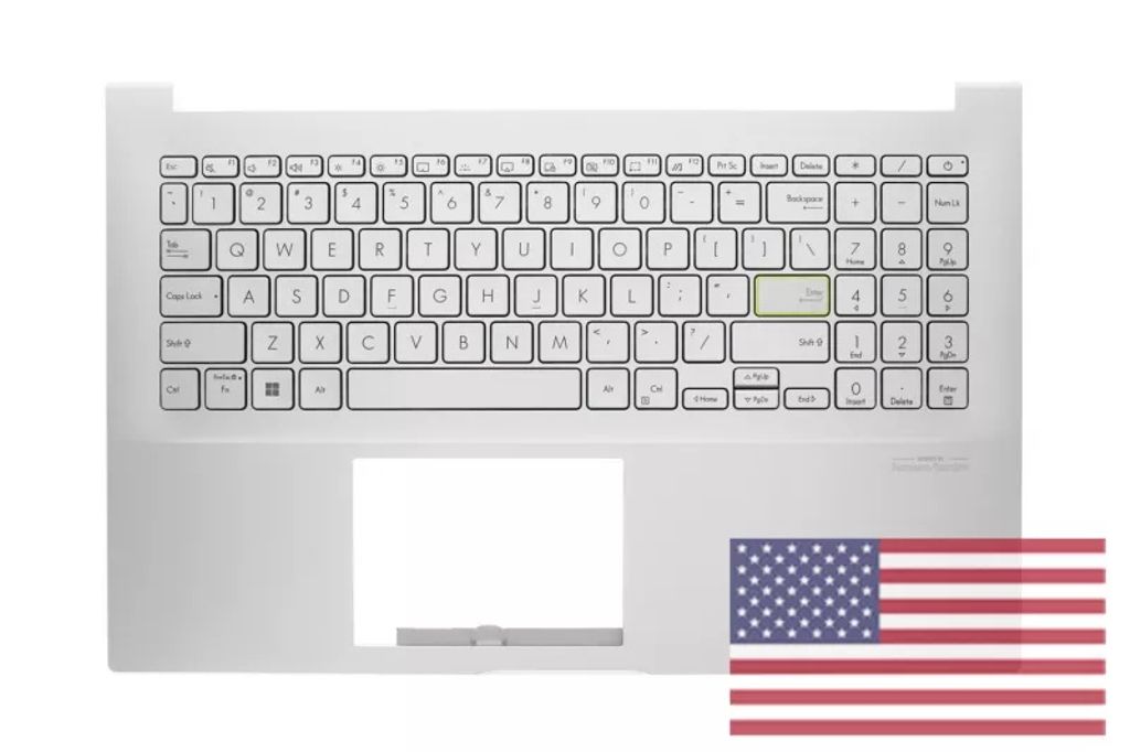 Asus X513EA-2S Keyboard (US-ENGLISH) Module/AS (BACKLIGHT)