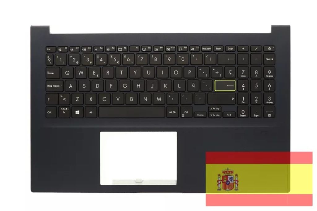 Asus X513EA-1K Keyboard (SPANISH) Module/AS (no backlight)