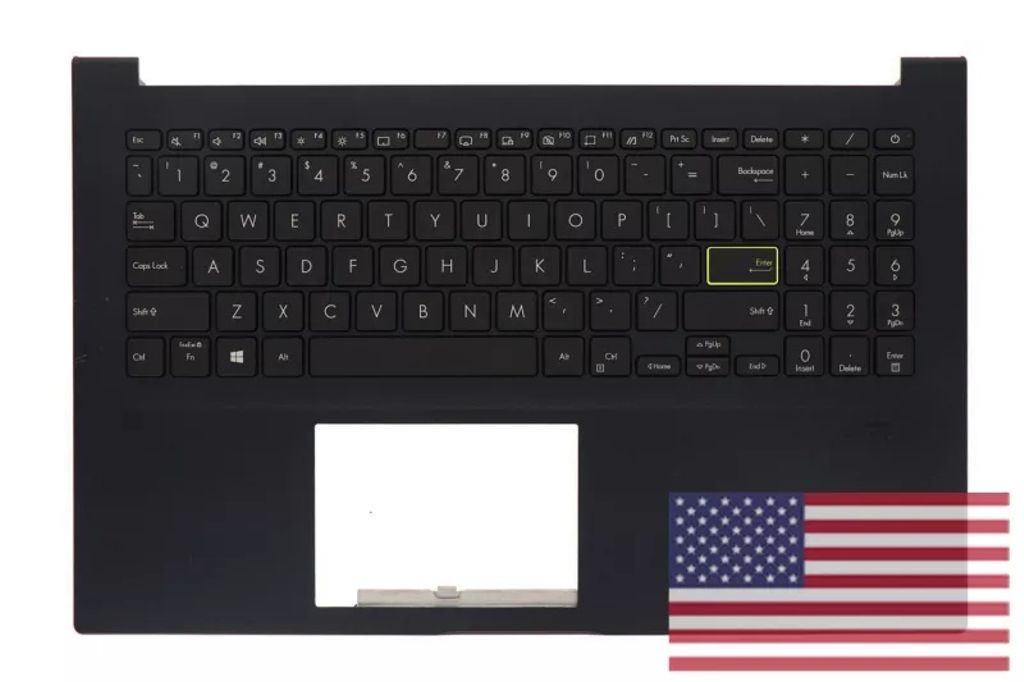 Asus X513EA-1K Keyboard (US-ENGLISH) Module/AS (no backlight)