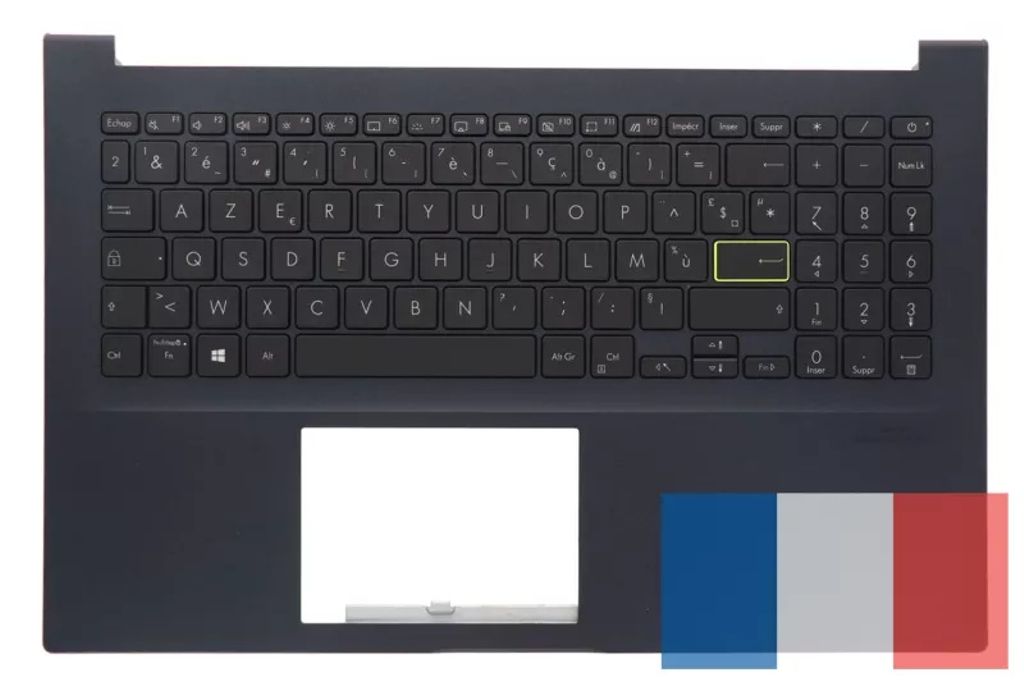 Asus X513EA-1K Keyboard (FRENCH, Module/AS, BACKLIGHT)